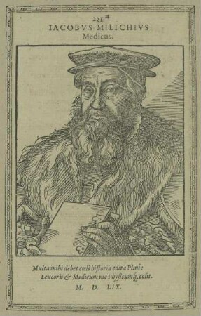 Bildnis des Jakob Milich