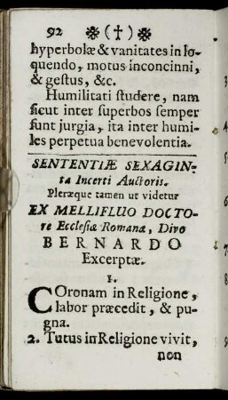 Sententiæ Sexaginta Incerti Auctoris.