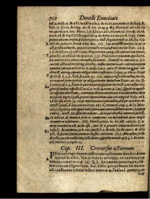 Cap. III. Concursus actionum
