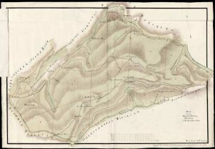 Plan von dem Herrschafftlichen Gernsperg im Oberzrother Forst