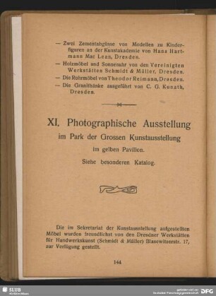 XI. Photographische Ausstellung