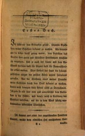 Franzischino, der Eingeweihte, 1