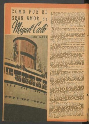 Como fue el gran amor de Miguel Caló