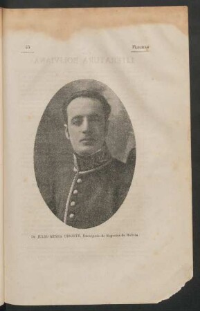 [Fotografía de] Dr. Julio Arana Urioste, Encargado de Negocios de Bolivia