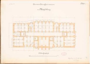 Domgymnasium, Magdeburg: Grundriss KG