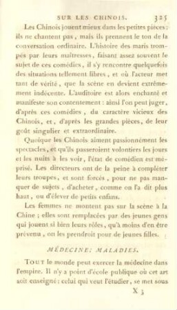 Médecine ; Maladies