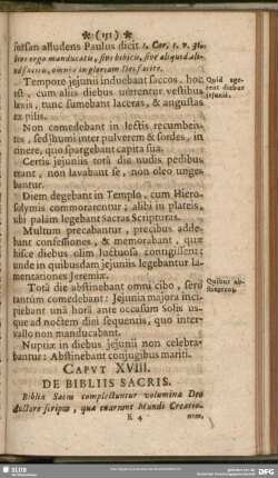 Caput XVIII. De Biblis Sacris