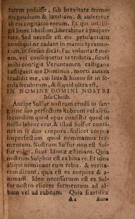 Tractatus II. De Lapide Philosophico Joannis Lasniori Bohaemi Summi Philosophi