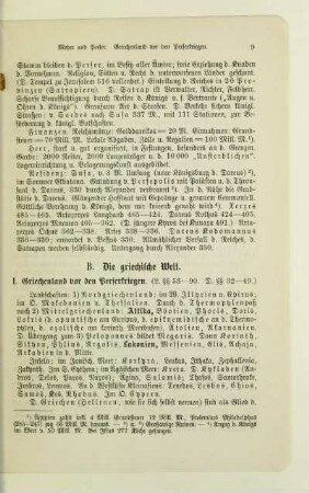 I. Griechenland vor den Perserkriegen