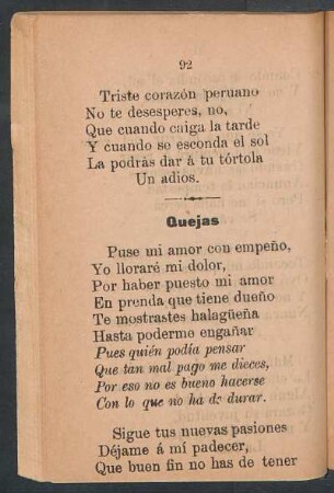 Quejas