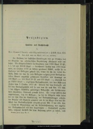 Präjudizien