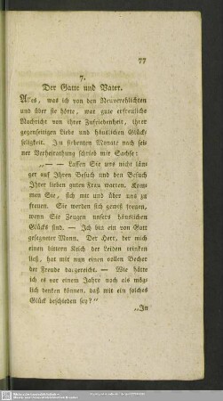 7. Der Gatte und Vater