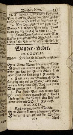 Wander-Lieder.