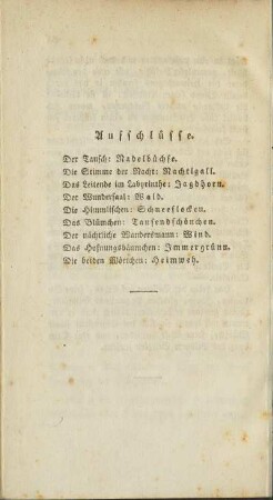 Aufschlüsse