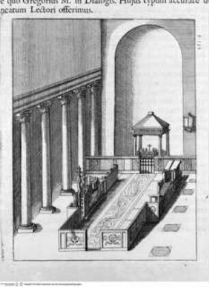 Diarium Italicum: ..., Seite 134: San Clemente, Rom, Innenansicht