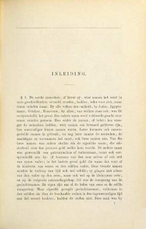 De nederlandsche Geslachtsnamen in oorsprong, geschiedenis en beteekenis door Johann Winkler