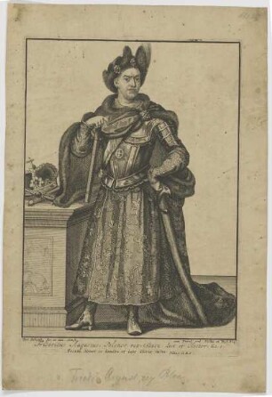 Bildnis des Fridericus Augustus, Polonor. rex.