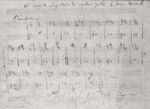 Albumblatt von Nicoló Paganini. Leipzig, 16.10.1829