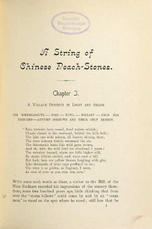 A String of Chinese Peach - Stones