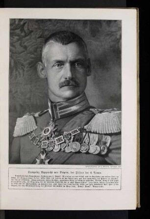 Kronprinz Rupprecht von Bayern, der Führer der 6. Armee.