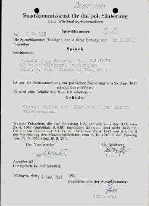Porsch, Wilhelm Hugo