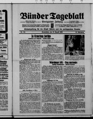 Bünder Tageblatt. 1901-1942