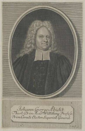 Bildnis des Johann George Abicht