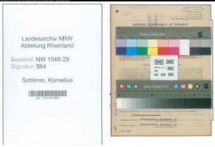 Entnazifizierung Kornelius Schlimm , geb. 03.07.1910 (Beamter)