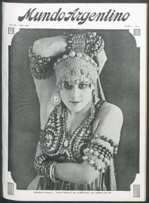 Bailarinas famosas. - Tórtola Valencia, que posiblemente nos visitará este año [Fotografía]