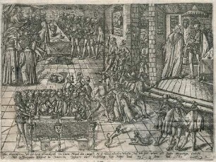 Tafel: Wie der König in Franckreich von einem Münch ... erstochen worden