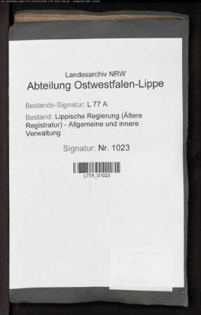 Geplante Verlegung des Amtes Schieder nach Blomberg