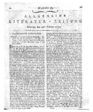 Gehe, H. C.: Sammlung einiger Predigten und kleinen Reden bey besonderen Gelegenheiten nebst einigen Lehrvorträgen über die Naturreligion. Leipzig: Heinsius 1789