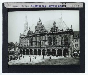 Bremen, Rathaus,Bremen, Roland : Außenansicht