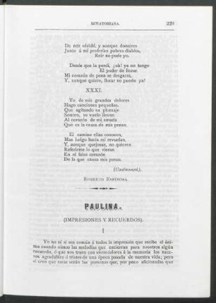 Paulina : (Impresiones y recuerdos)