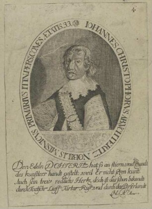Bildnis des Iohannes Christophorus von Uechteritz