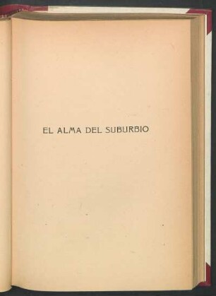 El alma del suburbio