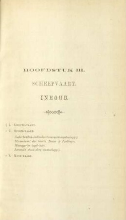 Hoofdstuk III. Scheepvaart