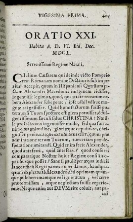 Oratio XXI.