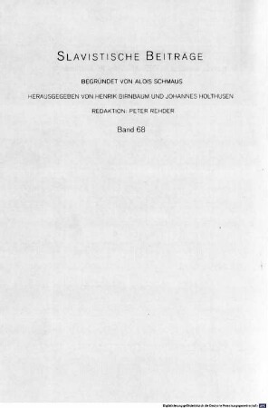 Nomina abstracta im Russischen des 16. Jahrhunderts : ein Beitrag zur Geschichte der Abstraktasuffixe im Slavischen