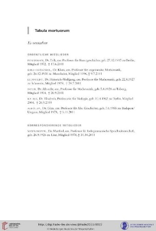 Tabula mortuorum