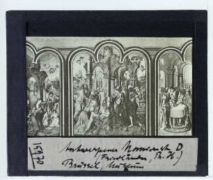 Meister der Antwerpener Anbetung, Anbetung der Könige (Brüssel KMSK 336)