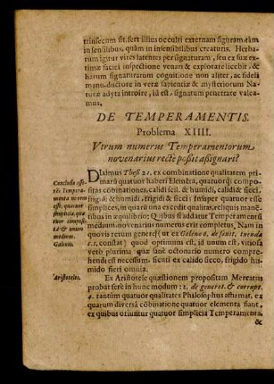 DeTemperamentis. Problema XIIII. [bis] XXIII.