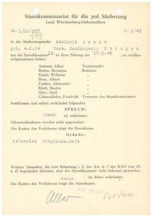 Braun, Adelheid