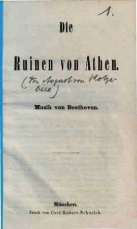 Die Ruinen von Athen