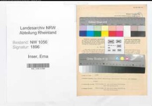 Entnazifizierung Erna Inser , geb. 16.10.1909 ()