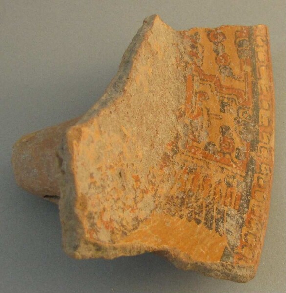 Fragment eines Tongefäßes