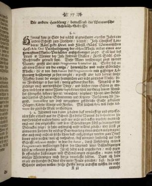 Die andere Handlung, betreffend die Weimarische Schmäh-Schrifft.