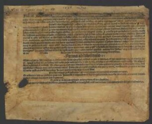 Ablassbrief zum besten des Kampfes gegen die Türken und der Verteidigung von Rhodos. 1481