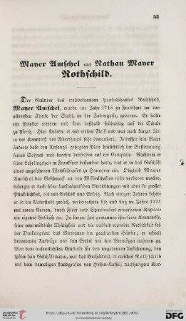 Mayer Amschel und Nathan Mayer Rothschild