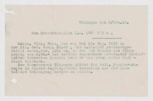 Private Geldforderungen einzelner Soldaten